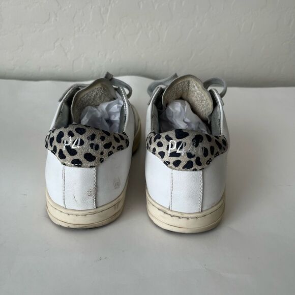 John Recycled White/Red - Low-Top Sustainable Sneaker – P448® P448 John Low Top Distressed Lace Up Sneakers Size EU 37 US 6.5-7